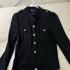 INC International Concepts Black Utility Jacket